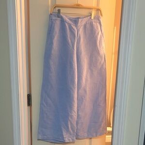 LOFT Light Blue wide leg Capri pants size S